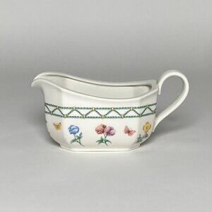 Villeroy & Boch Germany Casa Verde Gravy Sauce Boat Porcelain Colorful Flowers